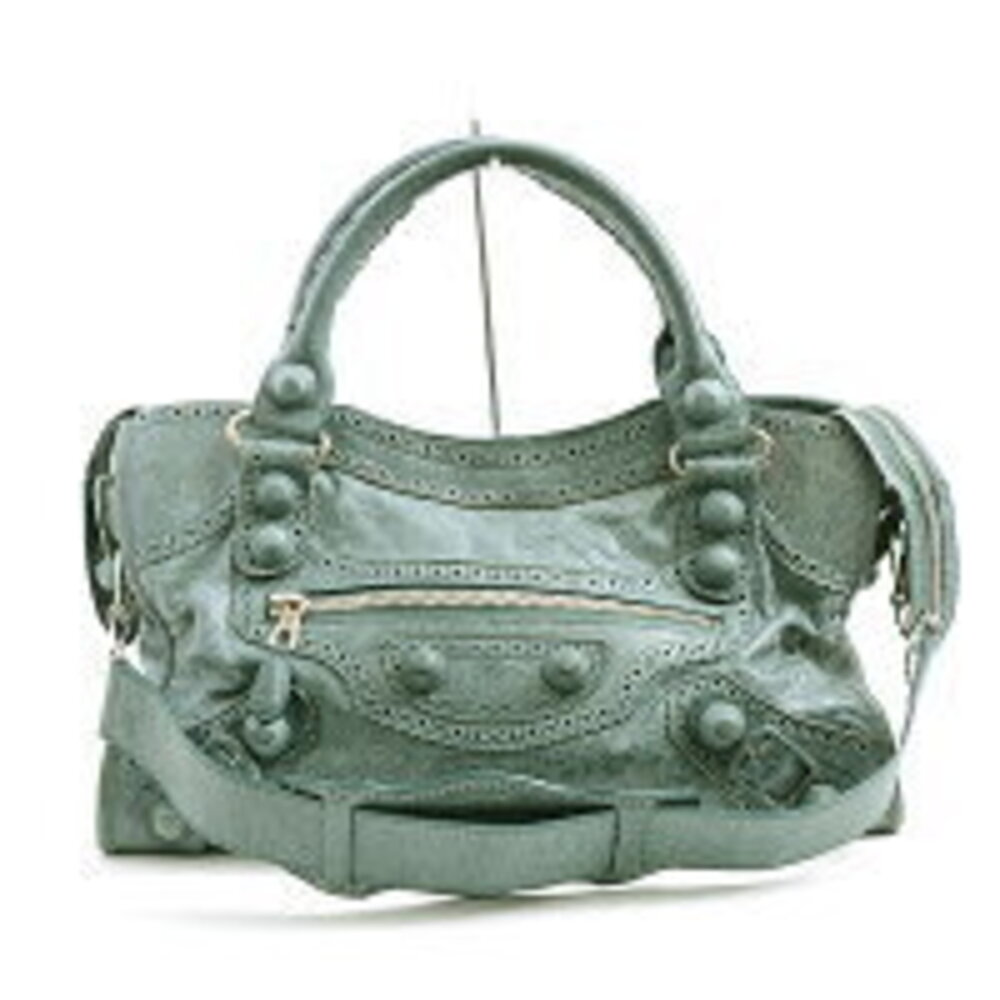 Balenciaga Giant City Handbag Blue